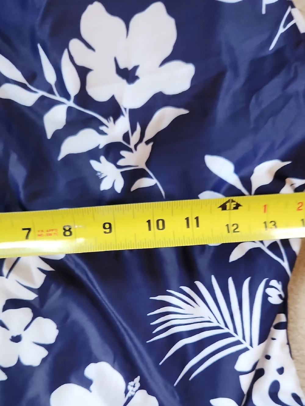 Women One Piece Swim Dress One Shoulder  Sarong Tie Skirt Tummy Control - large